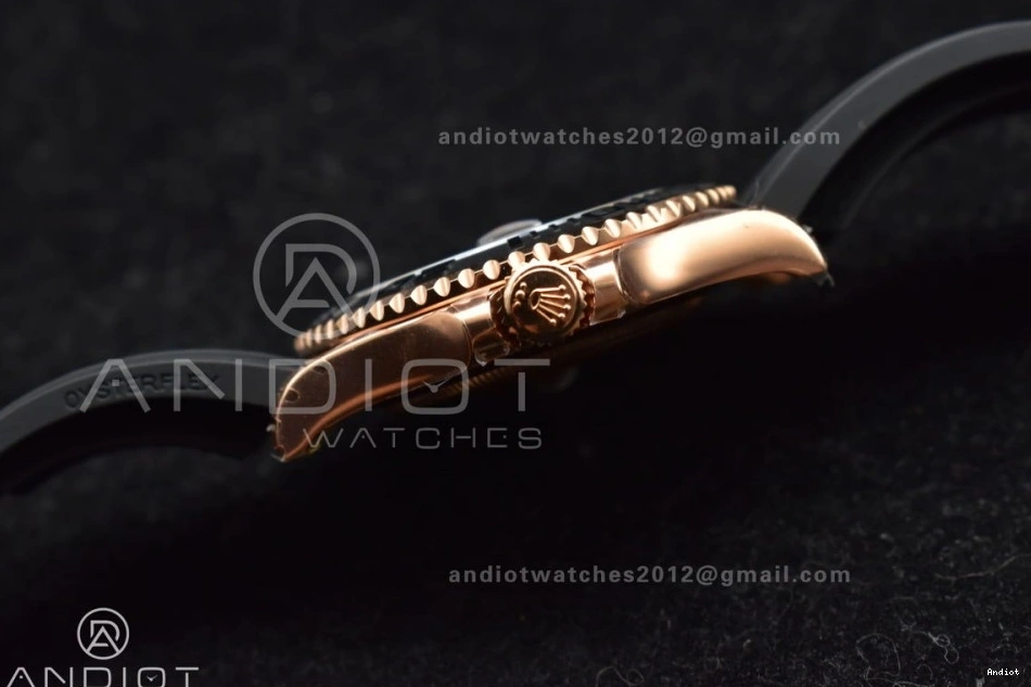 VS3235 Ceramic Best on VSF Black 126655 Bezel Oysterflex Rubber Yacht-Master Edition 1:1 Strap 0401